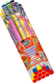 MIRACLE ASSORTED ROMAN CANDLE PACK - CASE 12/12