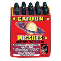 SHOGUN 25 SHOT SATURN MISSILE- CASE 120/1